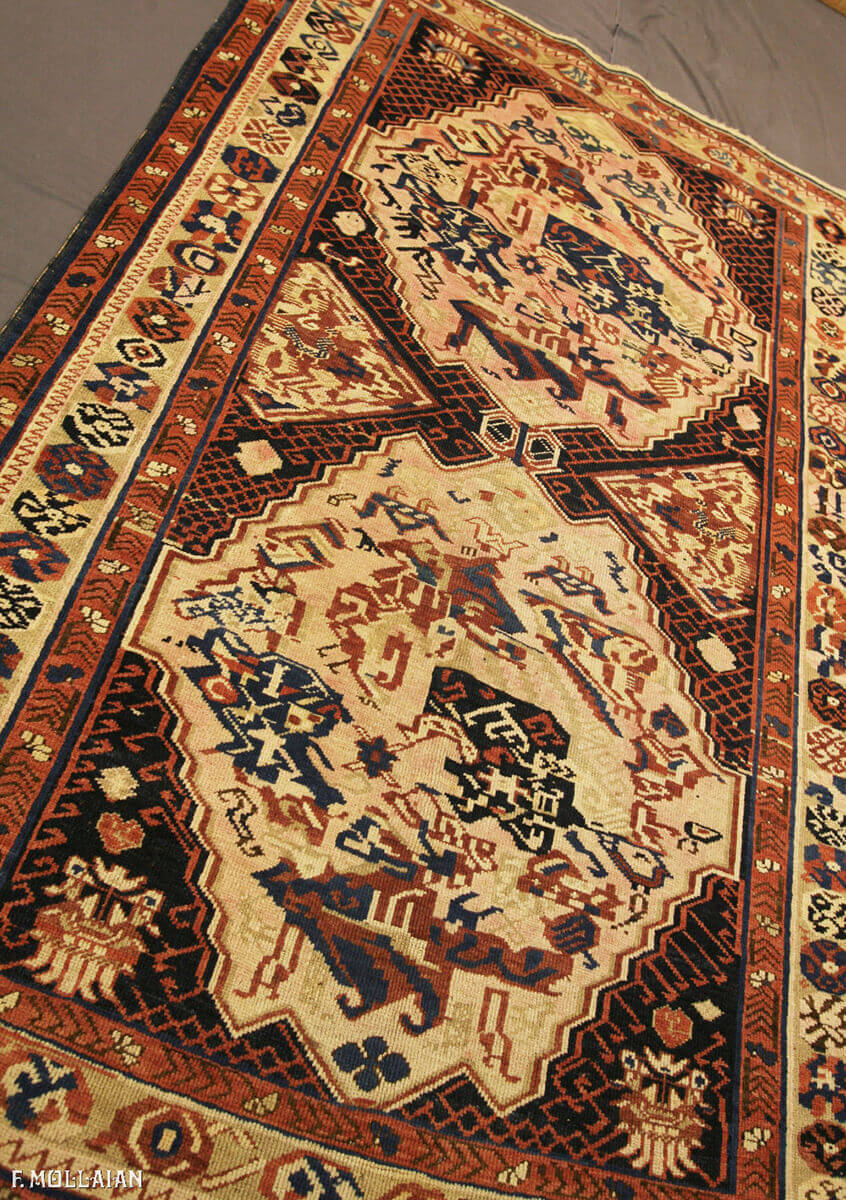 Hand-knotted Caucasian Seychour (Zeikhur) Antique Rug n°:82476077